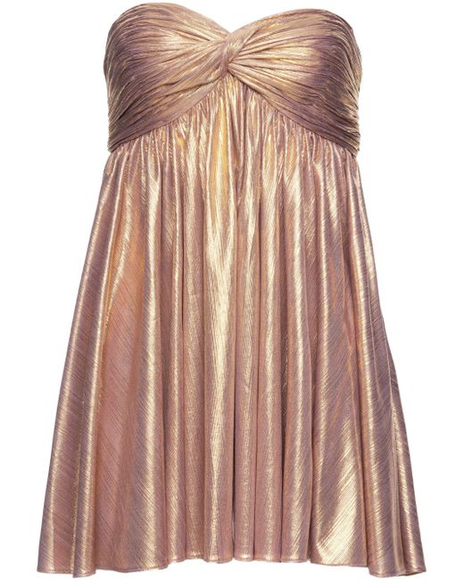 Retrofete Kaiser metallic-finish dress