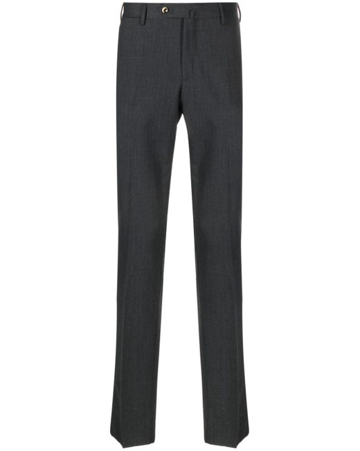 PT Torino mid-rise slim-cut trousers