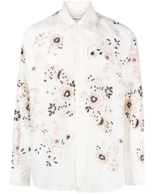 Our Legacy Above Shirt floral-print shirt