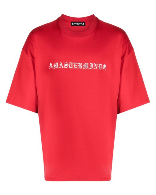 Mastermind Japan logo-print cotton T-shirt