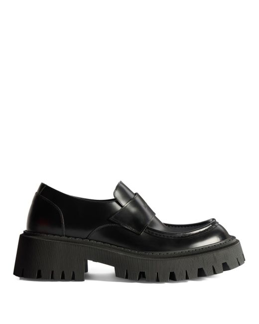 Balenciaga Tractor leather loafers