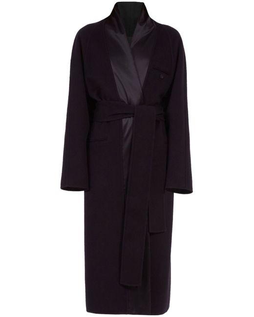 Ferragamo double-breasted robe coat
