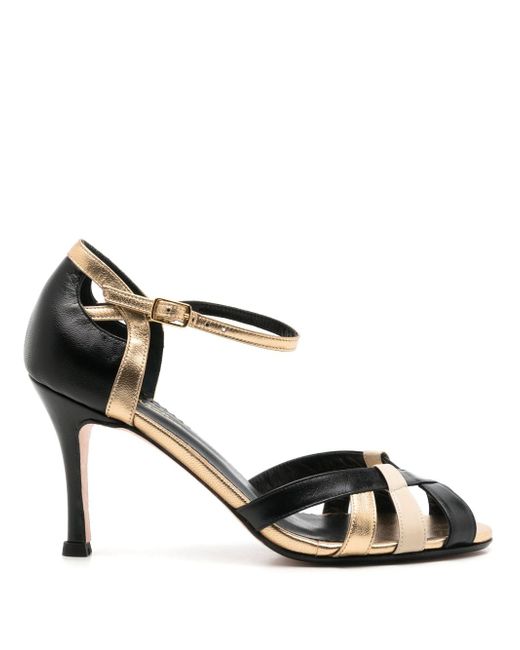 Sarah Chofakian Olga 75mm metallic sandals