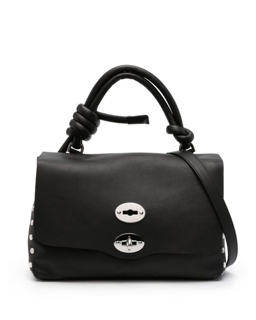 Zanellato Postina knot-detail leather tote bag
