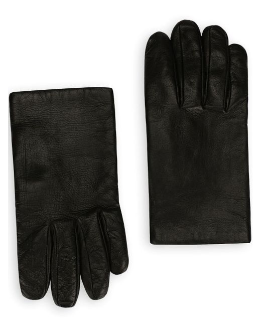 Dolce & Gabbana full-finger leather gloves