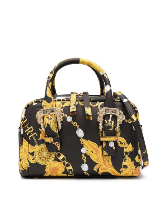 Versace Jeans Couture baroque-pattern print tote bag