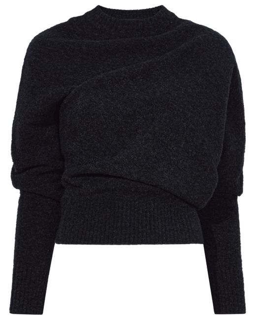 Proenza Schouler asymmetric wool-blend jumper