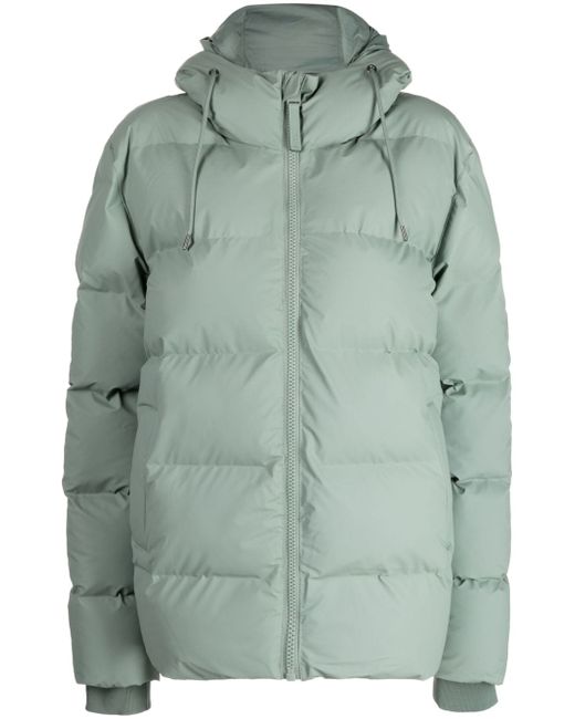 Rains Alta quilted rubberised jacket
