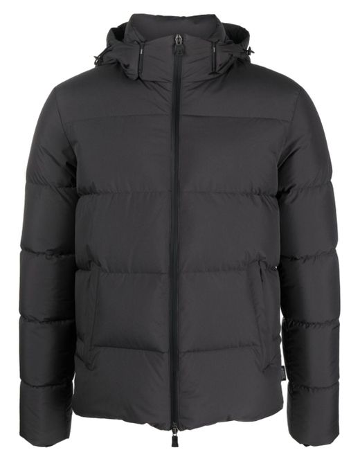 Herno hooded down-feather jacket