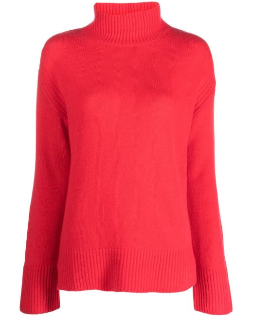 Luisa Cerano high-neck wool-blend jumper