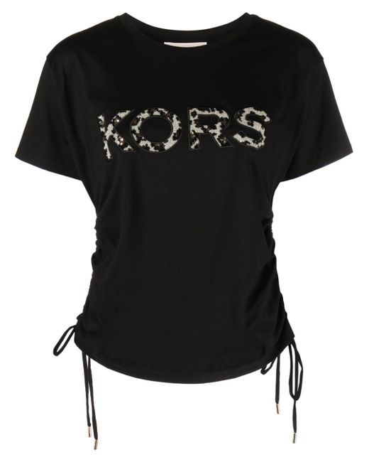 Michael Michael Kors logo-embellished cotton T-shirt