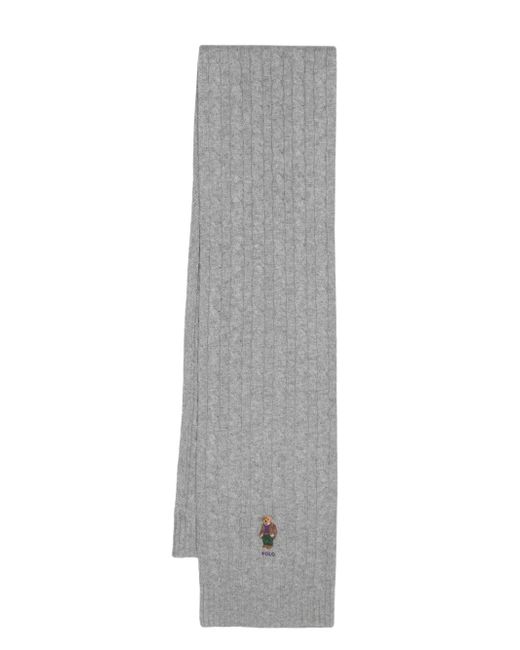 Polo Ralph Lauren Polo Bear cable-knit scarf