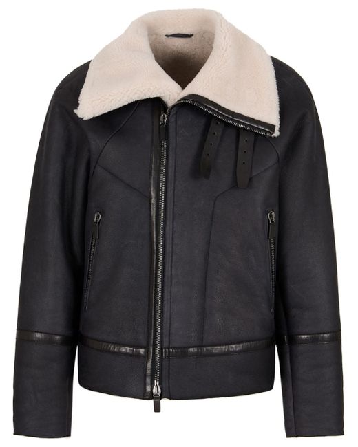 Emporio Armani funnel-neck zip-up jacket