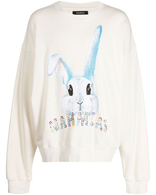 Nahmias bunny-print sweatshirt