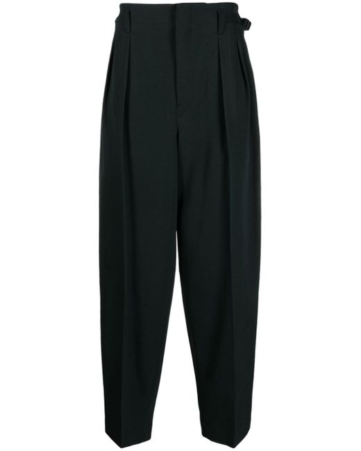 Lemaire pleated-detail virgin-wool tapered trousers