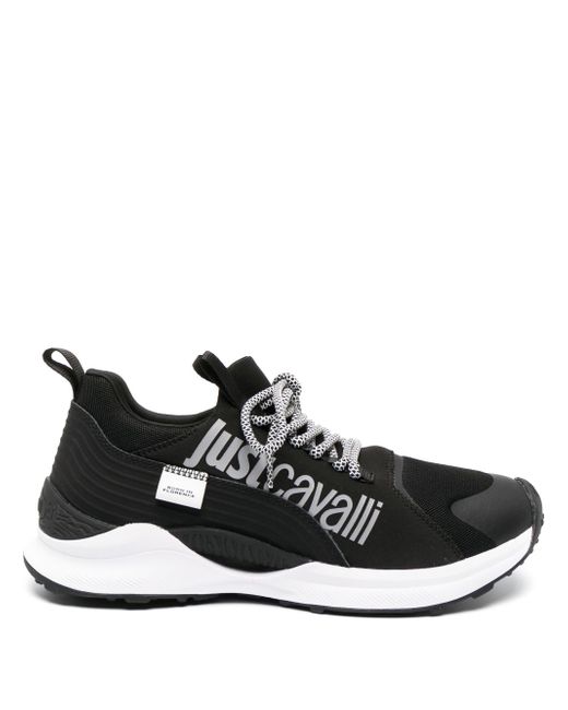 Just Cavalli logo-print lace-up sneakers