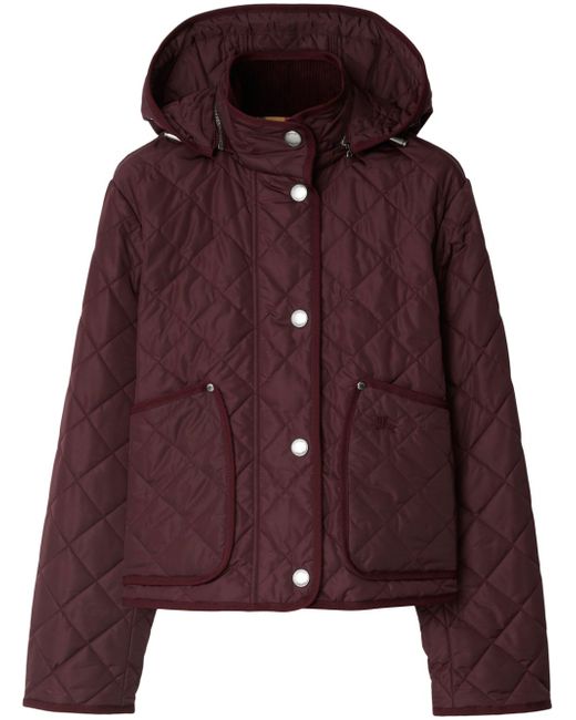 Burberry quilted hooded jacket