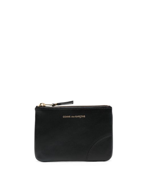 Comme Des Garçons logo-print leather wallet