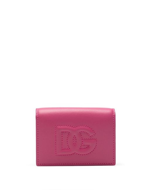 Dolce & Gabbana embossed-logo tri-fold wallet