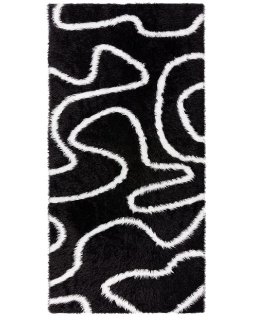 Az Factory intarsia-knit two-tone scarf
