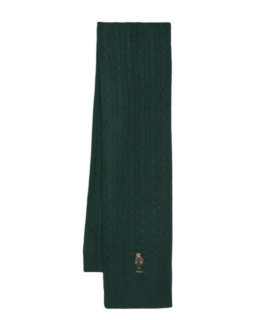 Polo Ralph Lauren Polo Bear cable-knit scarf