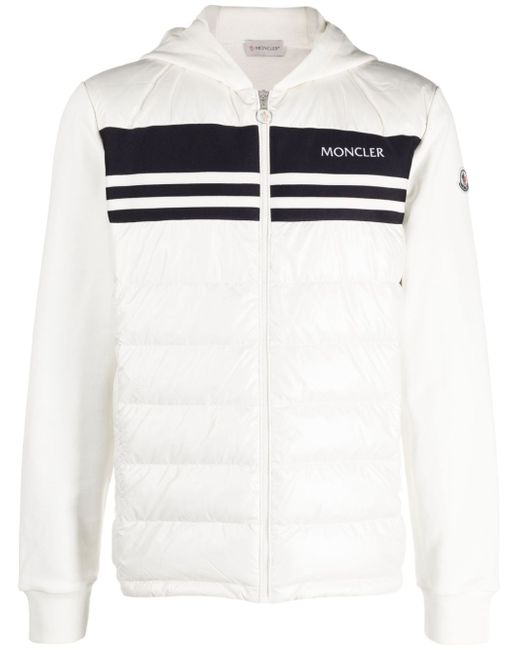 Moncler panelled padded cotton jacket