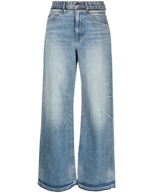 Amiri high-waisted wide-leg jeans