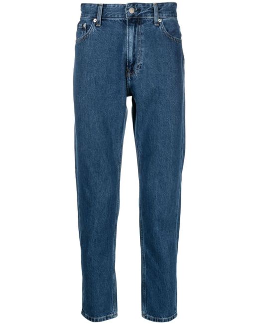 Calvin Klein Jeans tapered-leg cropped jeans