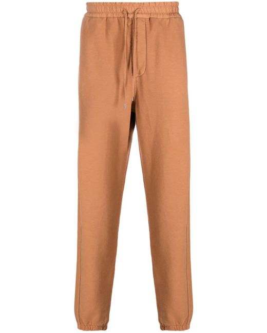 Saint Laurent drawstring-waistband cotton track pants