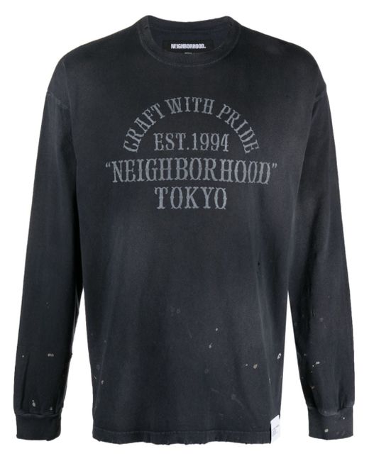 Neighborhood Damage distressed sweatshirt