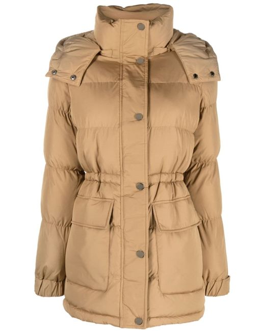 Michael Michael Kors hooded quilted parka coat