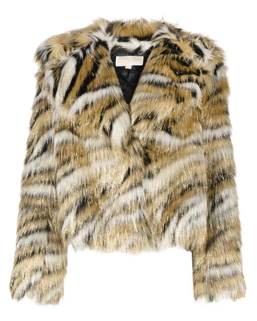 Michael Michael Kors tiger-print faux-fur jacket