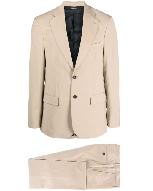 Just Cavalli logo-patch single-breasted suit