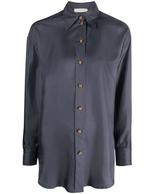 Zimmermann straight-point collar shirt