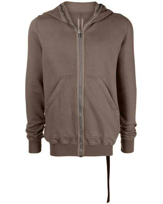 Rick Owens DRKSHDW Luxor Gimp zip-up cotton hoodie