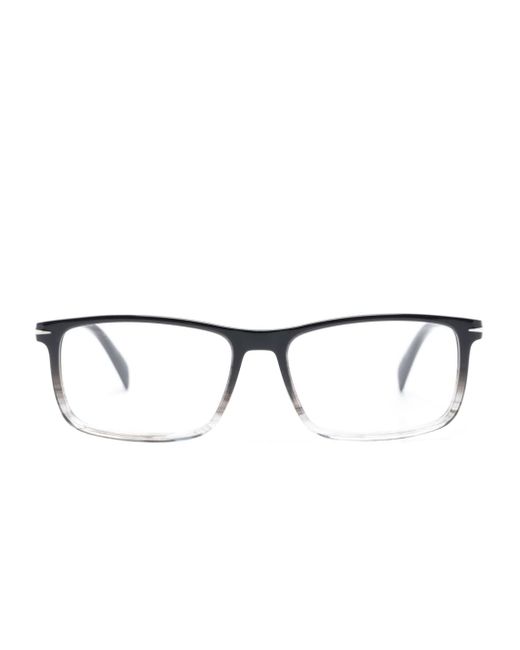 David Beckham Eyewear two-tone rectangle-frame glasses