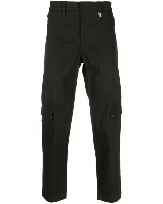 costume national contemporary logo-charm cargo trousers