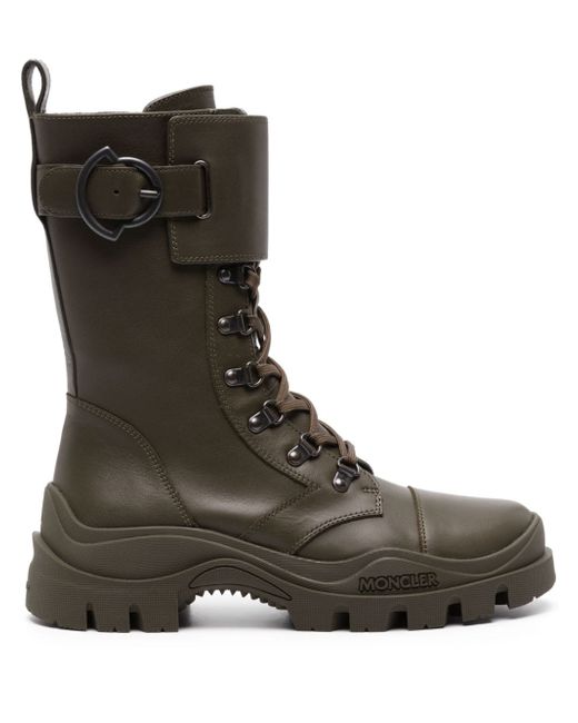 Moncler Larue lace-up leather boots