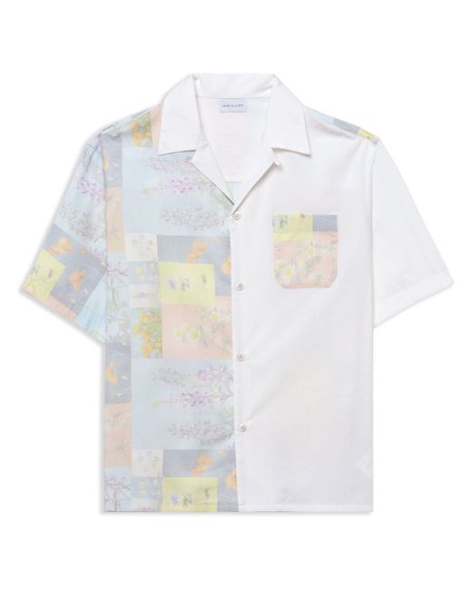 John Elliott floral-print short-sleeve shirt