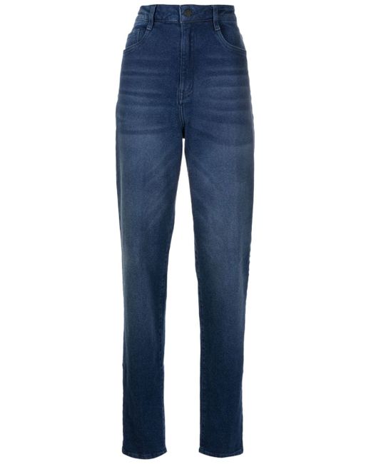 Osklen slim high-waisted trousers