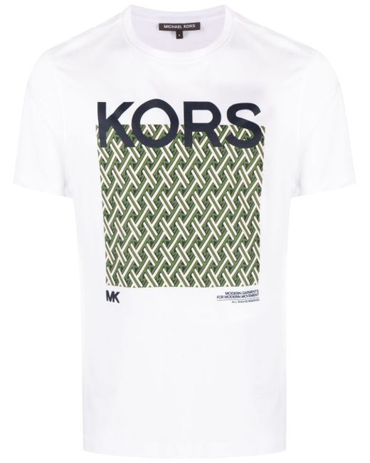Michael Kors Lattice graphic-print T-shirt