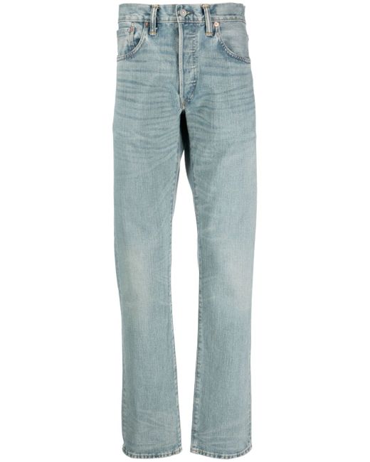 Ralph Lauren Rrl logo-patch straight jeans