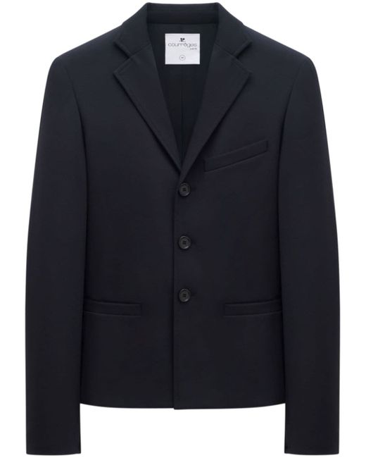 Courrèges notched-lapels single-breasted blazer