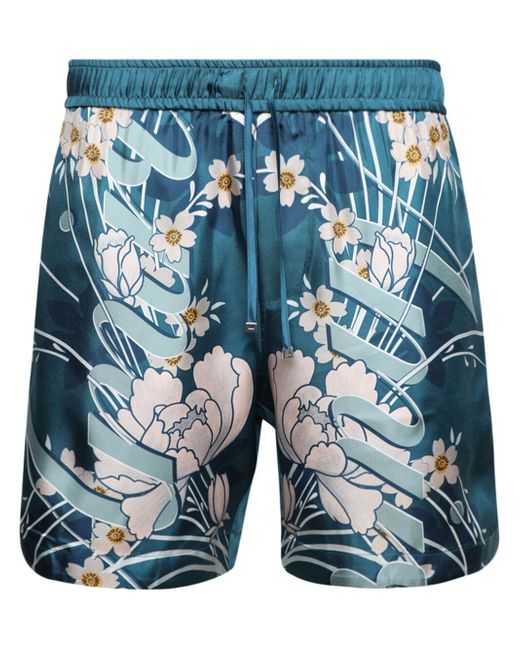 Amiri floral-print shorts