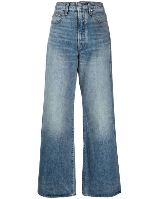 Amiri high-rise wide-leg jeans