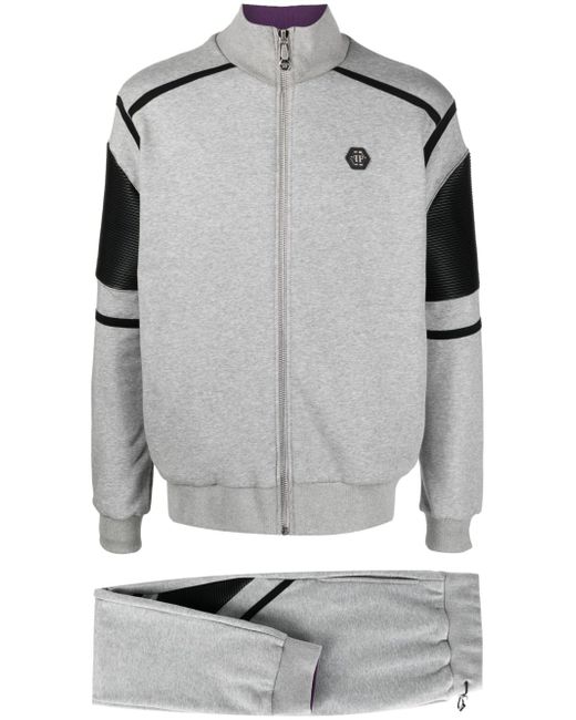 Philipp Plein Constructed cotton tracksuit set of two