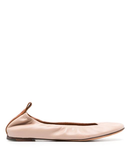 Lanvin leather ballerina shoes