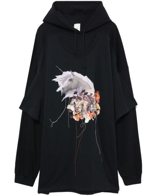 Westfall abstract-print hoodie