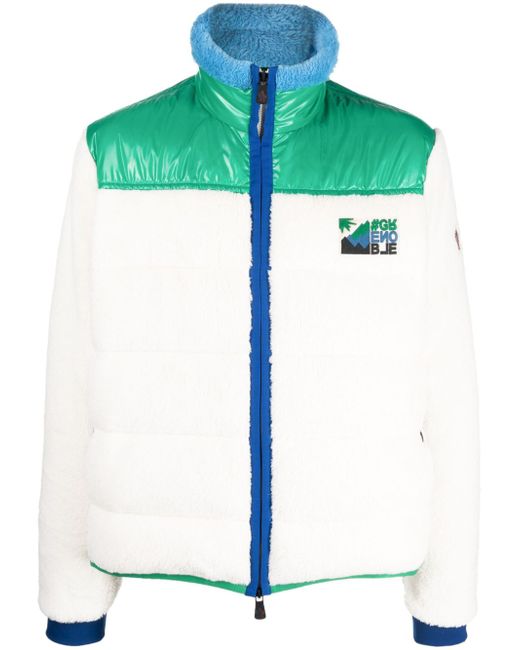 Moncler Grenoble colour-block fleece jacket