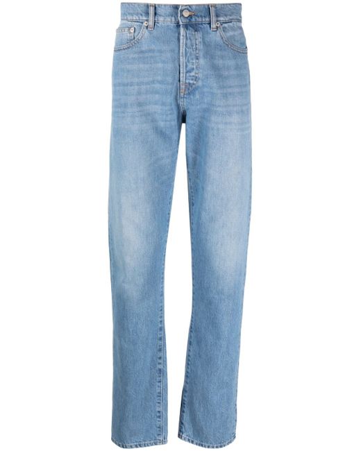 Iro logo-patch straight-leg jeans